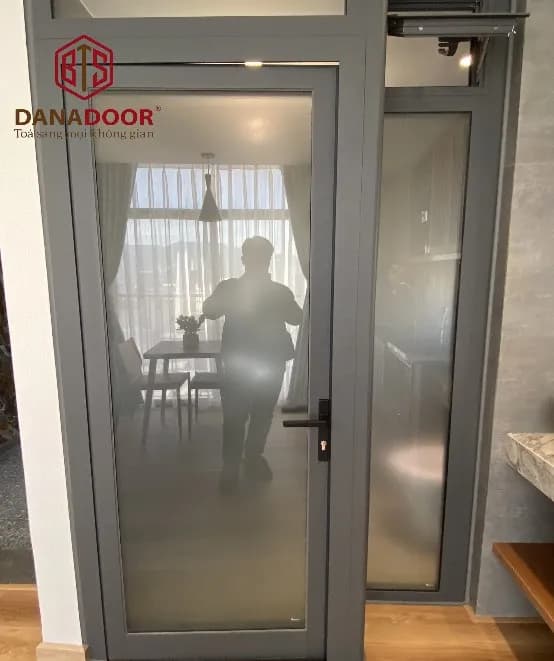 Cửa Toilet Nhôm Kính | VVK03